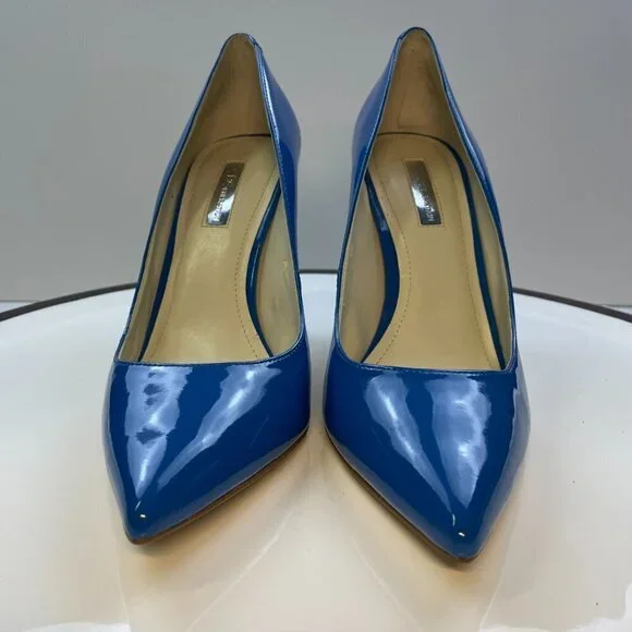 BCBGeneration Blue Patent Pumps 8.5M - Picture 2 of 8
